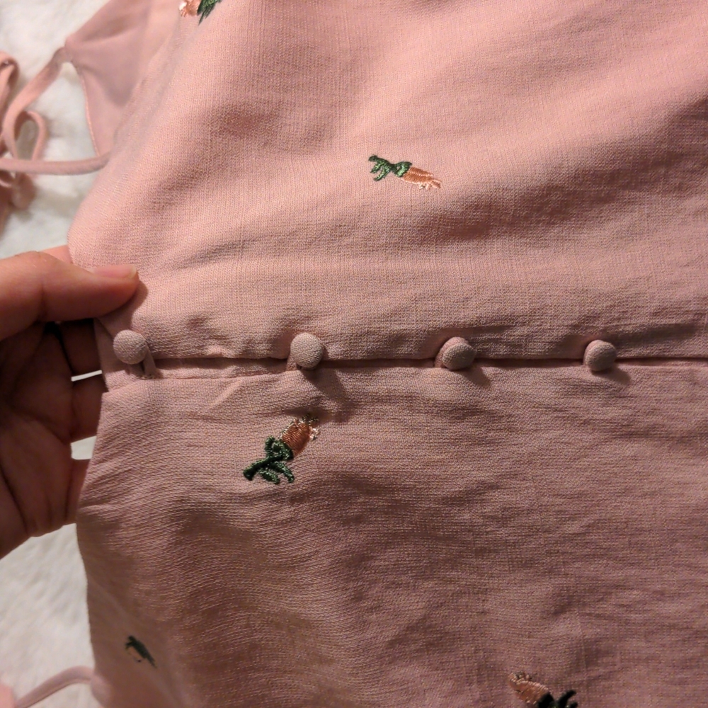 SOLD❌ Hailey Lyn flower embroidery midi shift dress size 12 - Picture 7 of 9